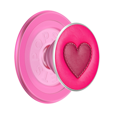 Stitched Sweet Heart — MagSafe PopGrip